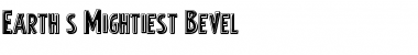 Earth's Mightiest Bevel Font