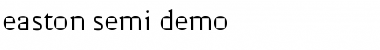 Easton Semi_demo Font