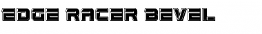 Edge Racer Bevel Font