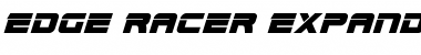 Edge Racer Expanded Super-Italic Font