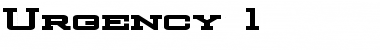 Download Urgency 1 Font Download Urgency 1 Font