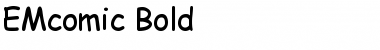 EMcomic Bold Font