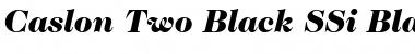 Caslon Two Black SSi Black Italic Font