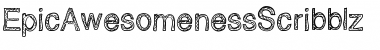 EpicAwesomenessScribblz Font