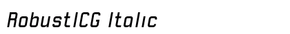 RobustICG Italic preview