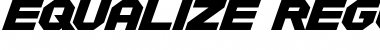 Download Equalize Font Download Equalize Font
