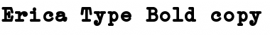 Erica Type Bold Font Erica Type Bold Font