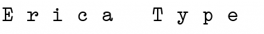 Erica Type Italic Font Erica Type Italic Font