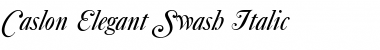 Caslon-Elegant-Swash Italic Font