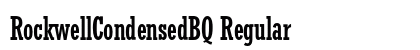 RockwellCondensedBQ Regular preview