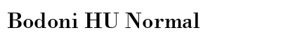 Bodoni HU Normal preview