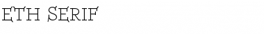 ETH Serif Font