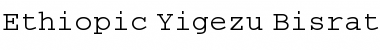 Ethiopic Yigezu Bisrat Goffer Font