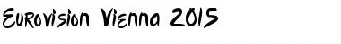 Eurovision Vienna 2015 Regular Font