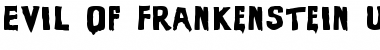 Evil Of Frankenstein Font