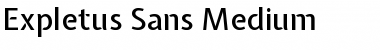Expletus Sans Medium Font