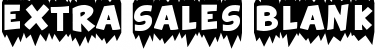 Extra Sales Blank Font
