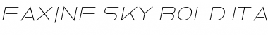 Faxine Sky Font