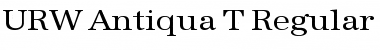 Download URW Antiqua T Font