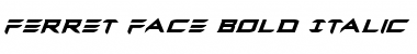 Download Ferret Face Bold Italic Font