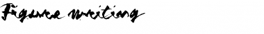 Figure writing Font