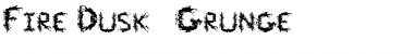 Fire Dusk - Grunge Regular Font
