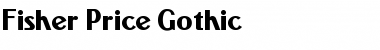 Fisher-Price Gothic Regular Font