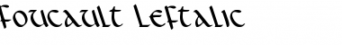 Download Foucault Leftalic Font