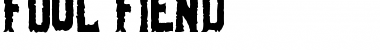 Download Foul Fiend Font