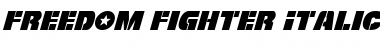 Download Freedom Fighter Italic Font