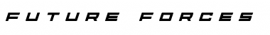 Future Forces Title Italic Font
