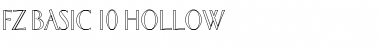 Download FZ BASIC 10 HOLLOW Font