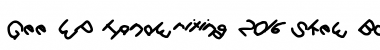 Gee_WP_Handwriting_2016_Skew Font
