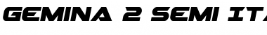 Gemina 2 Semi-Italic Font