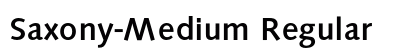 Saxony-Medium Regular preview