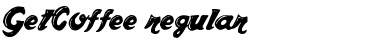 GetCoffee regular Regular Font