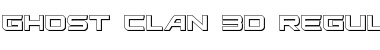 Download Ghost Clan 3D Font Download Ghost Clan 3D Font