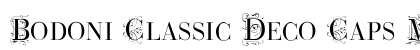 Bodoni Classic Deco Caps Medium preview