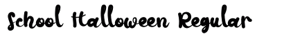 School Halloween Regular Font School Halloween Regular Font Preview