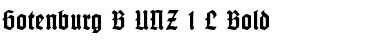 Gotenburg B UNZ_1_L Font