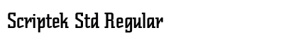 Scriptek Std Regular