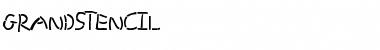 Download GrandStencil Font Download GrandStencil Font
