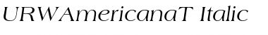 Download URWAmericanaT Font