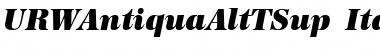 URWAntiquaAltTSup Font