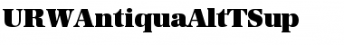 URWAntiquaAltTSup Regular Font
