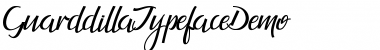 Guarddilla Typeface Demo Regular Font