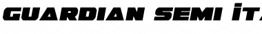 Guardian Semi-Italic Font