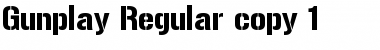 Gunplay Regular Font Gunplay Regular Font