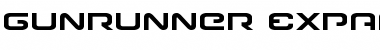 Gunrunner Expanded Font