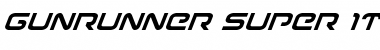 Gunrunner Super-Italic Font